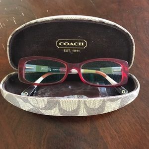 Stunning RED Coach glasses  (HC6011) Gabrielle